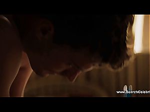 dark-haired Dakota Johnson smacked and ate out
