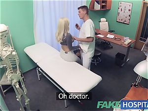 fake hospital torrid Italian babe with phat mounds